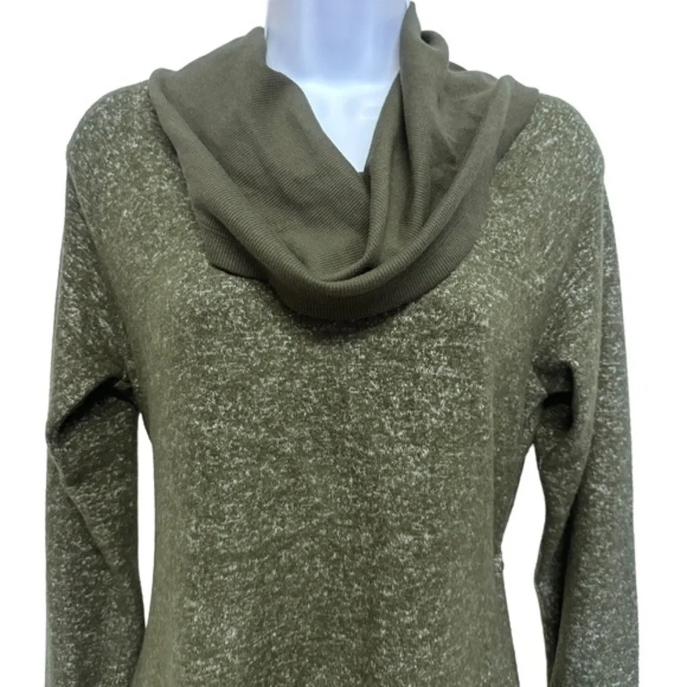 Cabi Solace Olive Green Cowl Neck Dress size‎ XXS